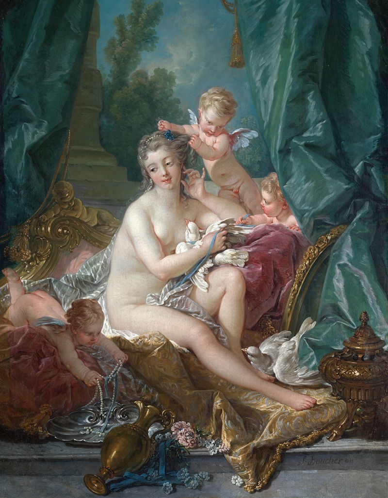 François Boucher - The Toilette of Venus