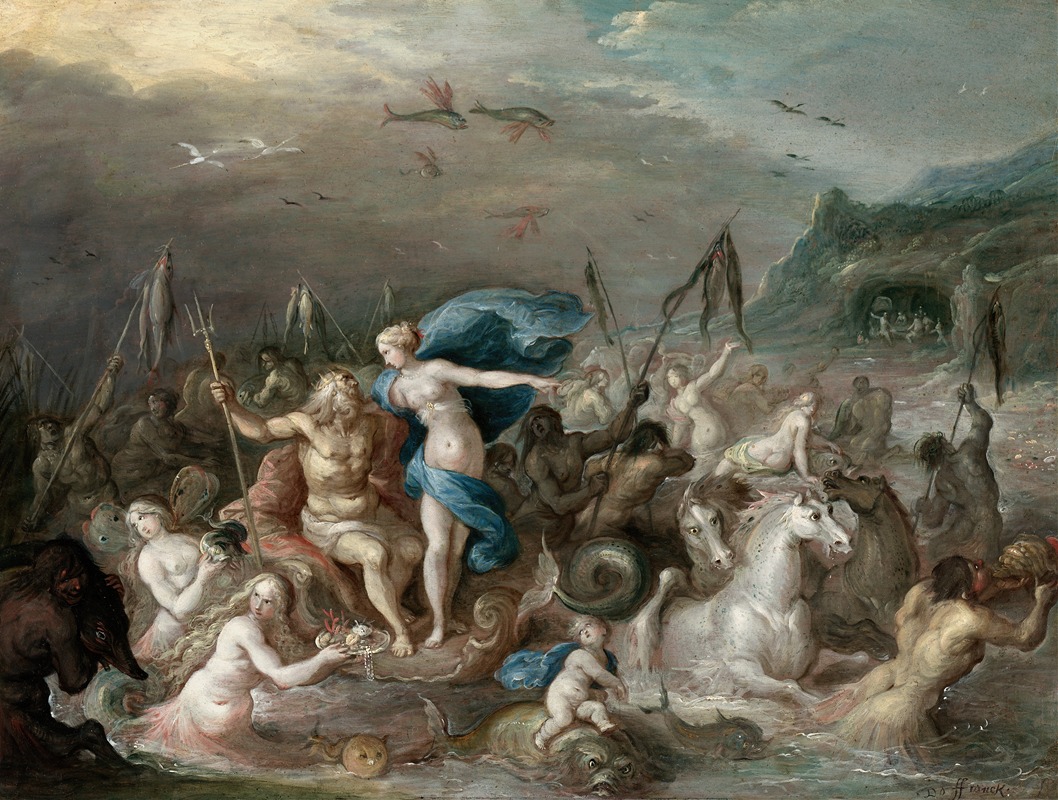 Frans Francken The Elder - The Triumph of Neptune and Amphitrite