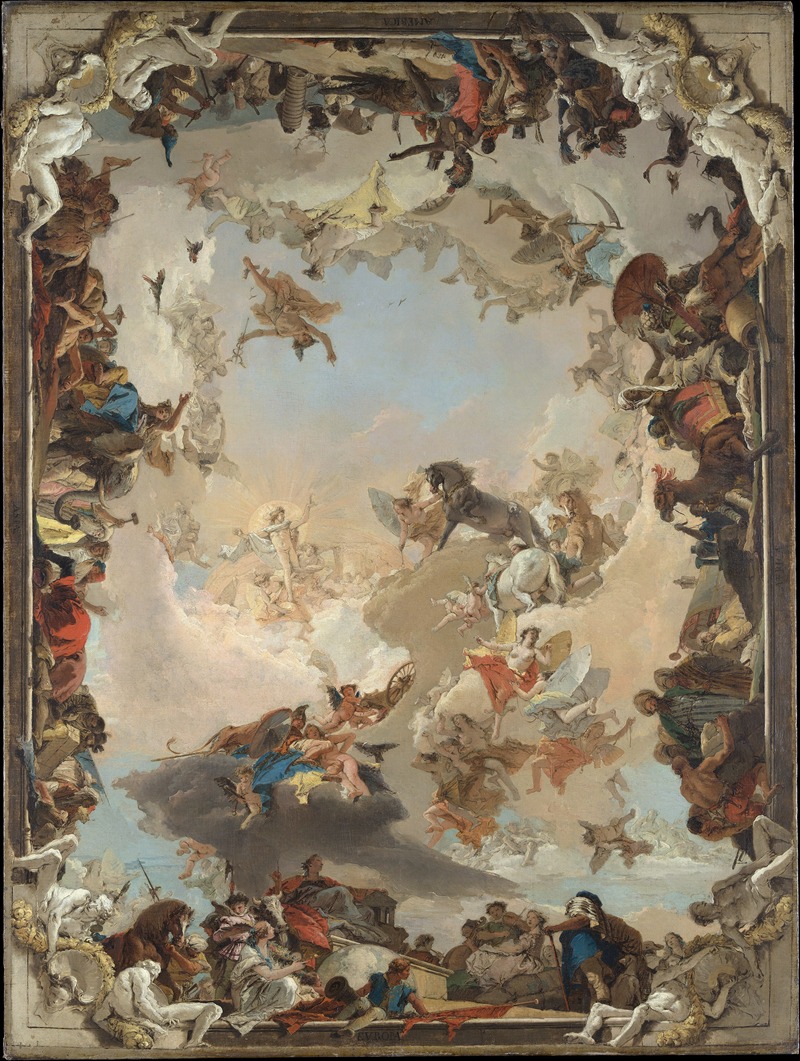 Giovanni Battista Tiepolo - Allegory of The Planets and Continents