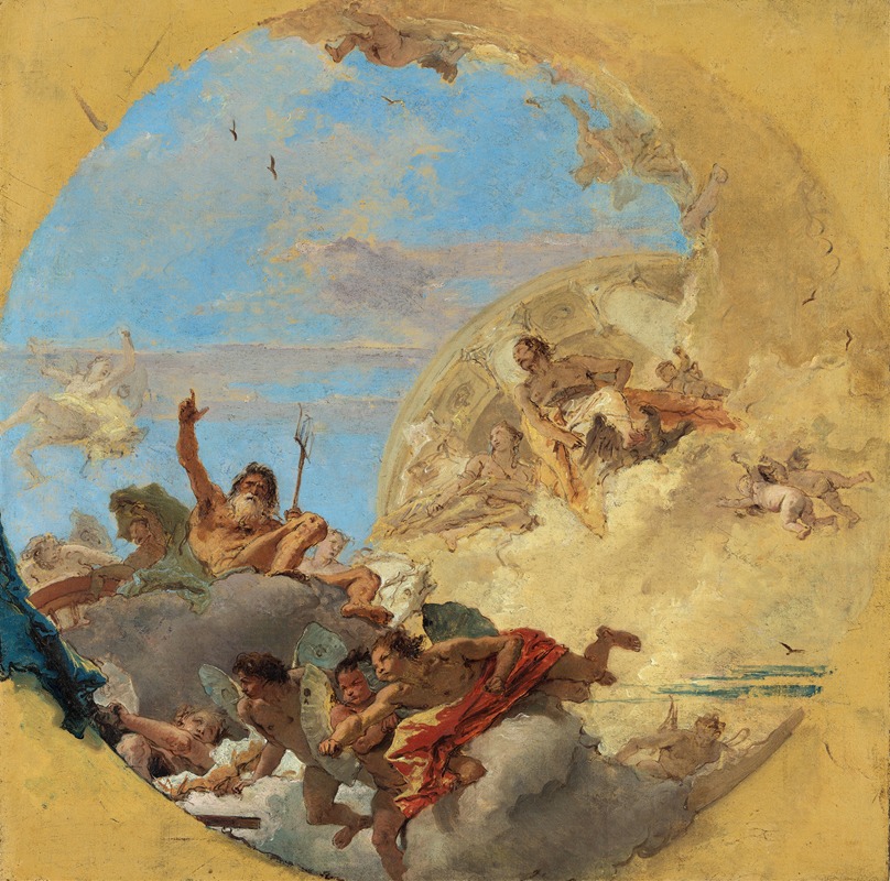 Giovanni Battista Tiepolo - Neptune and The Winds