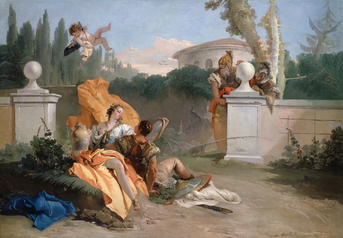 Giovanni Battista Tiepolo - Rinaldo and Armida in Her Garden