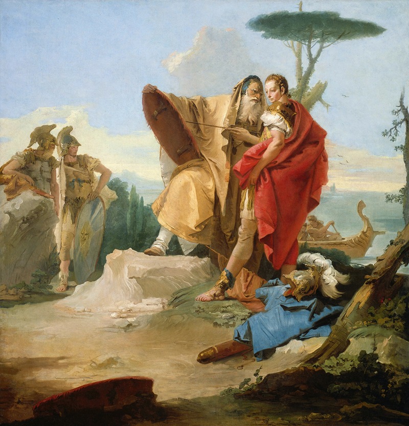 Giovanni Battista Tiepolo - Rinaldo and The Magus of Ascalon