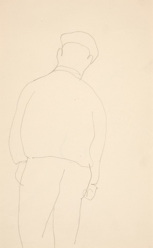Charles Demuth - Untitled (Man seen from back)