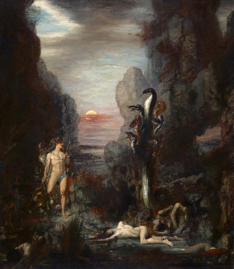 Gustave Moreau - Hercules and The Lernaean Hydra