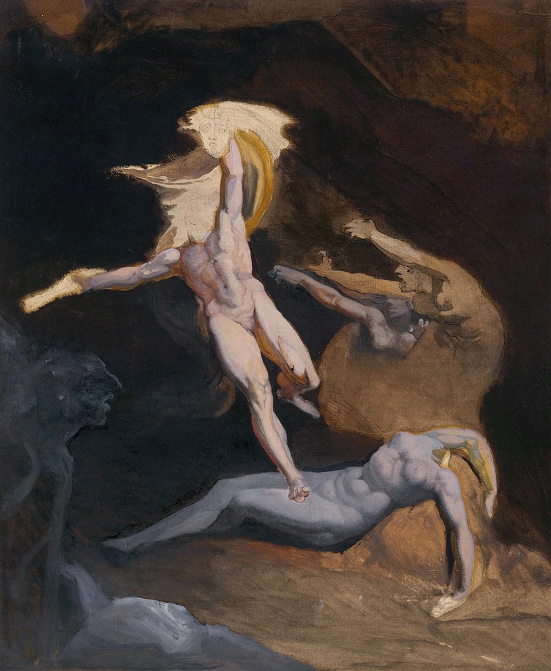 Henry Fuseli - Perseus Starting from the Cave of the Gorgons