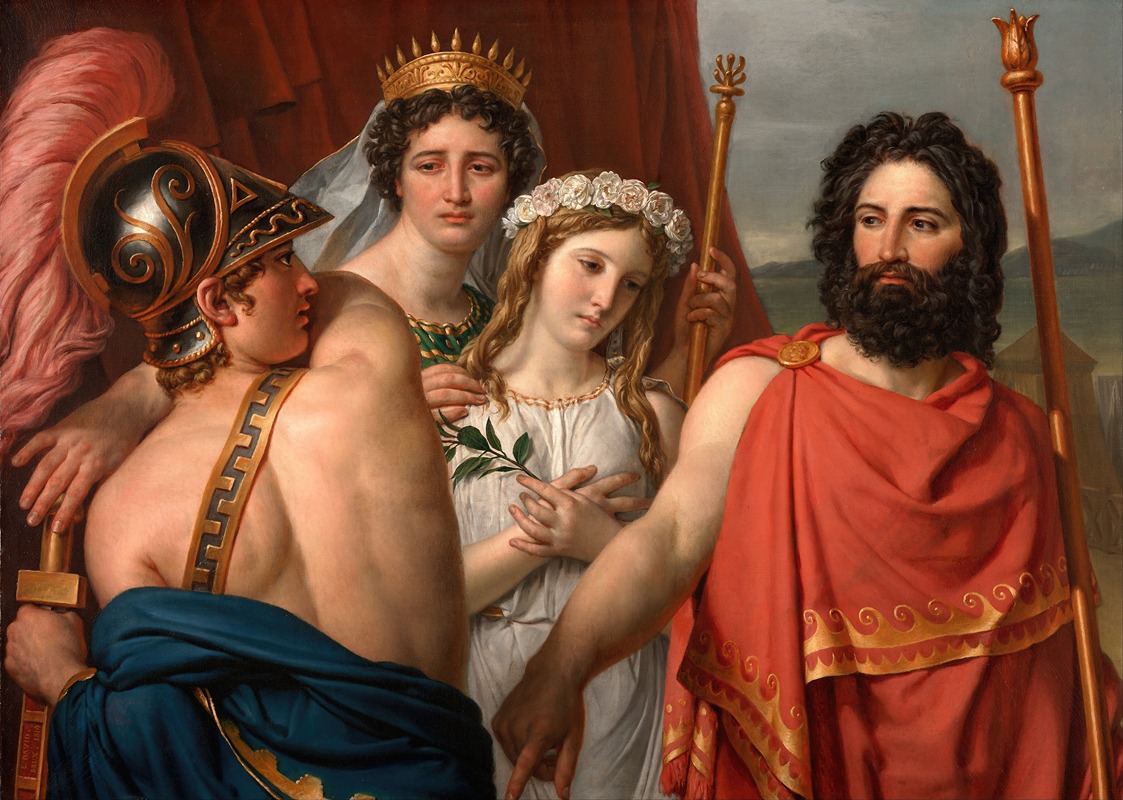 Jacques Louis David - The Anger of Achilles