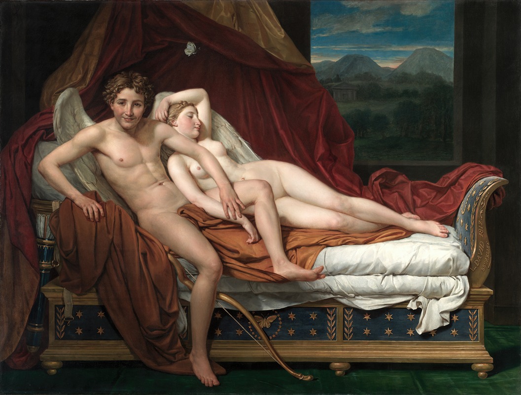 Jacques Louis David - Cupid and Psyche