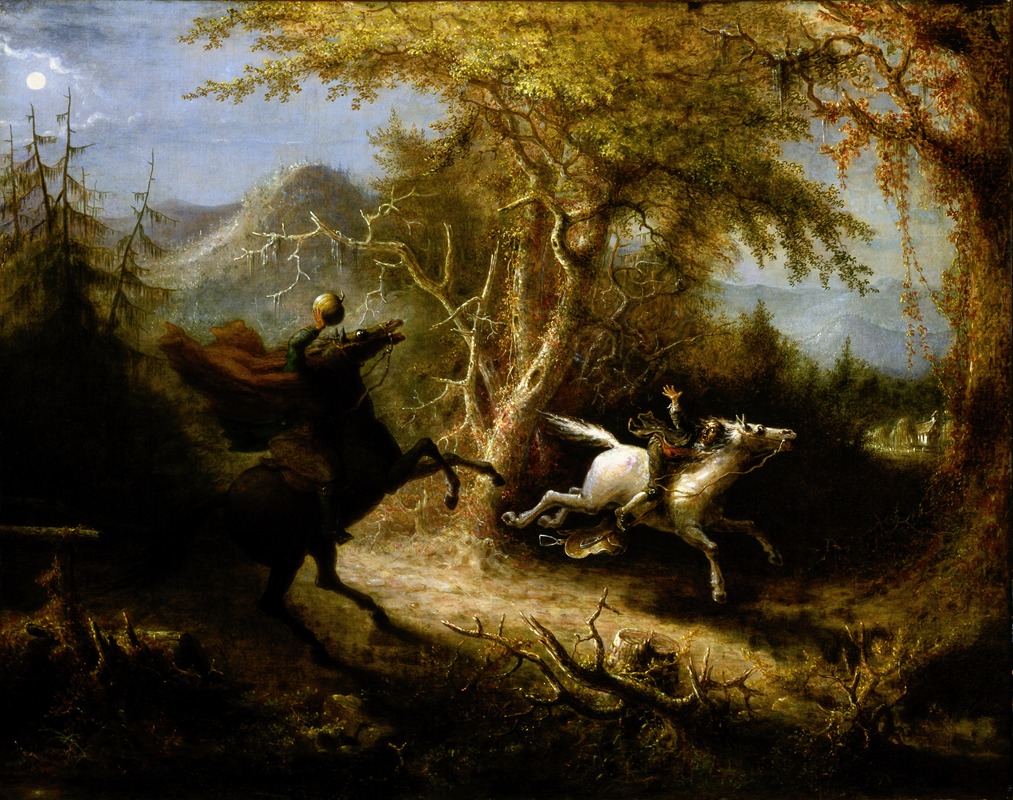 John Quidor - The Headless Horseman Pursuing Ichabod Crane