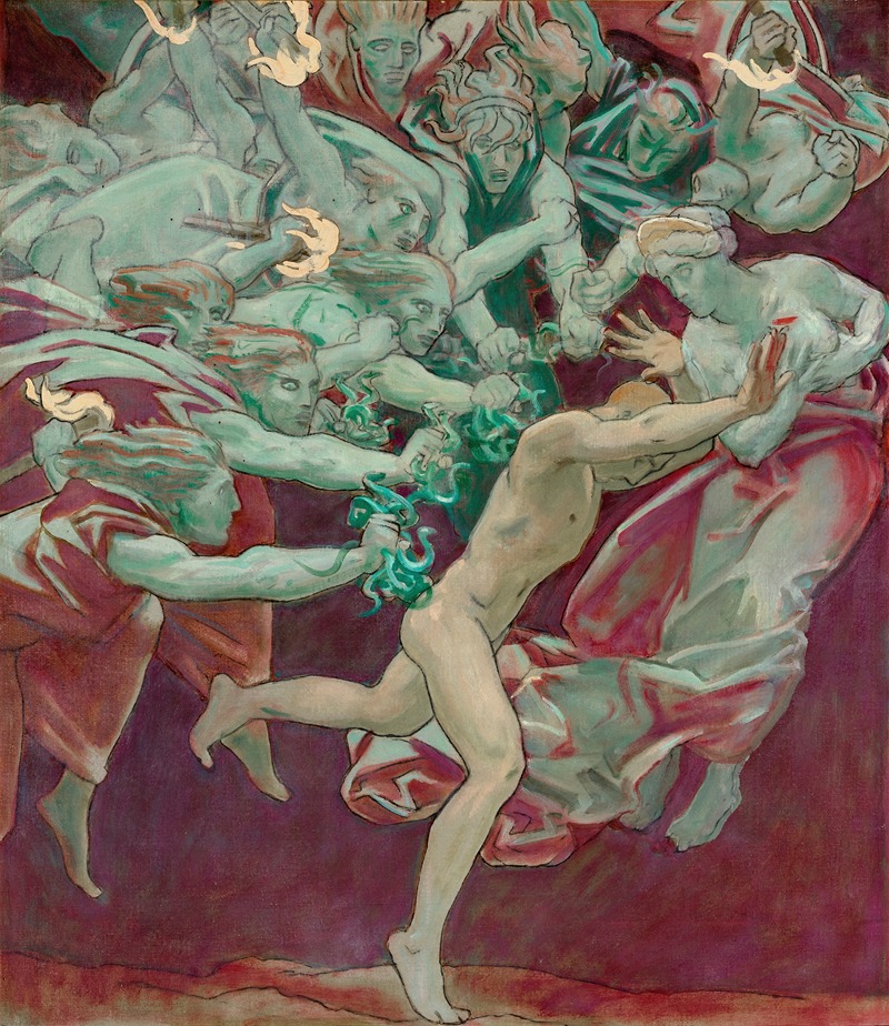 John Singer Sargent - Orestes and The furies