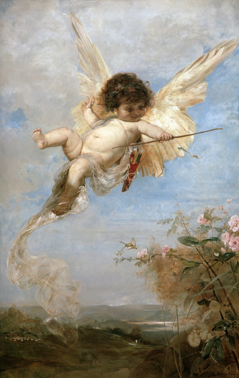 Julius Kronberg - Cupid