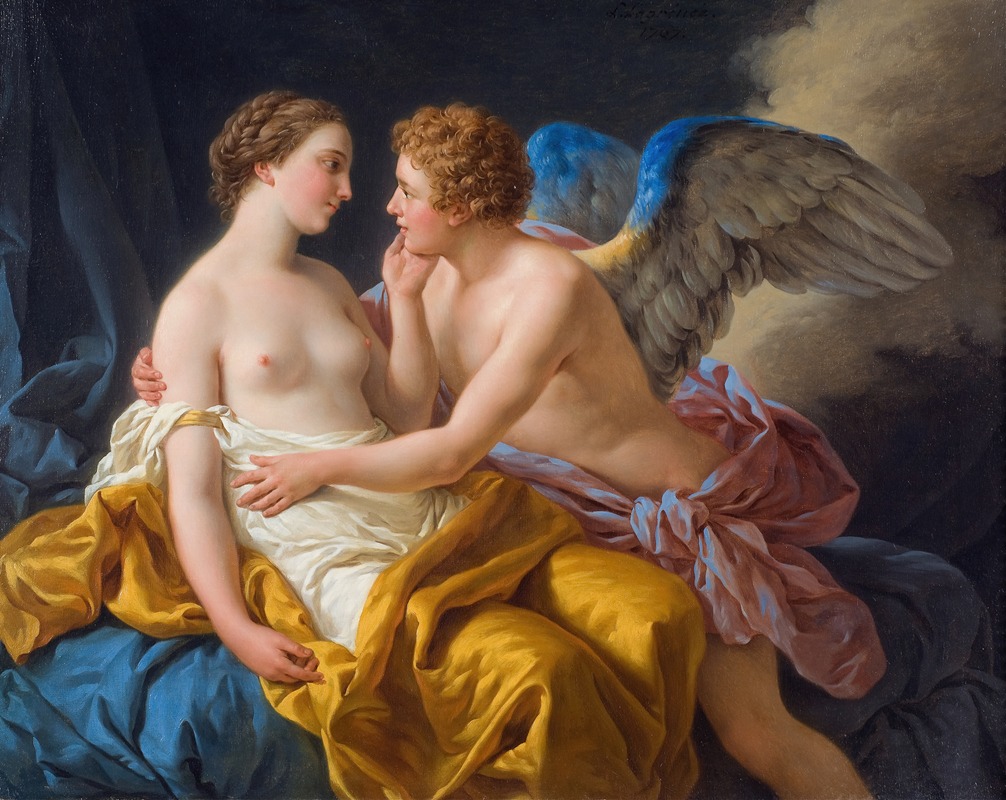 Louis-Jean-François Lagrenée - Cupid and Psyche