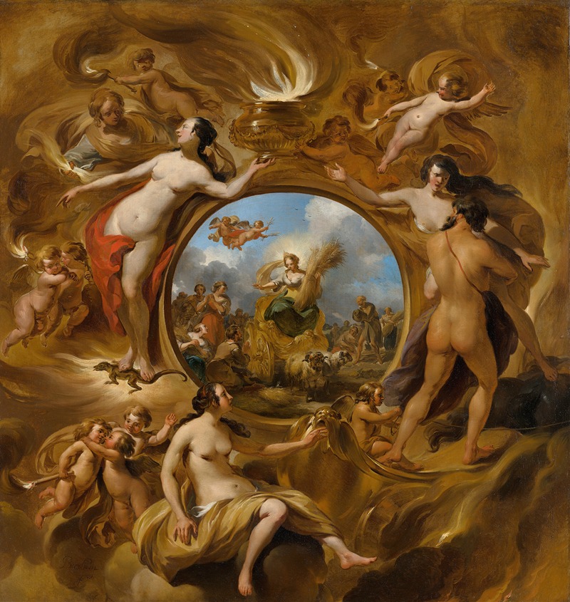 Nicolaes Pietersz. Berchem - Allegory of Summer
