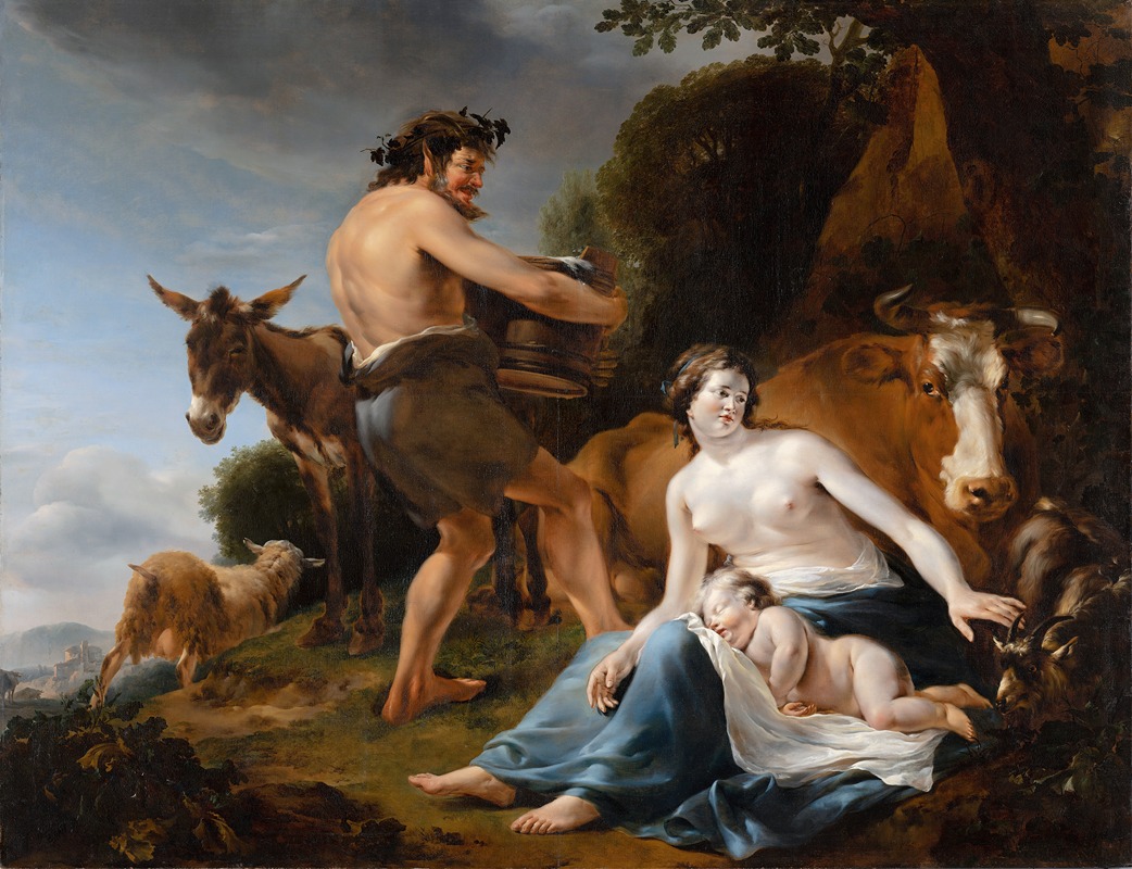Nicolaes Pietersz. Berchem - The Infancy of Zeus