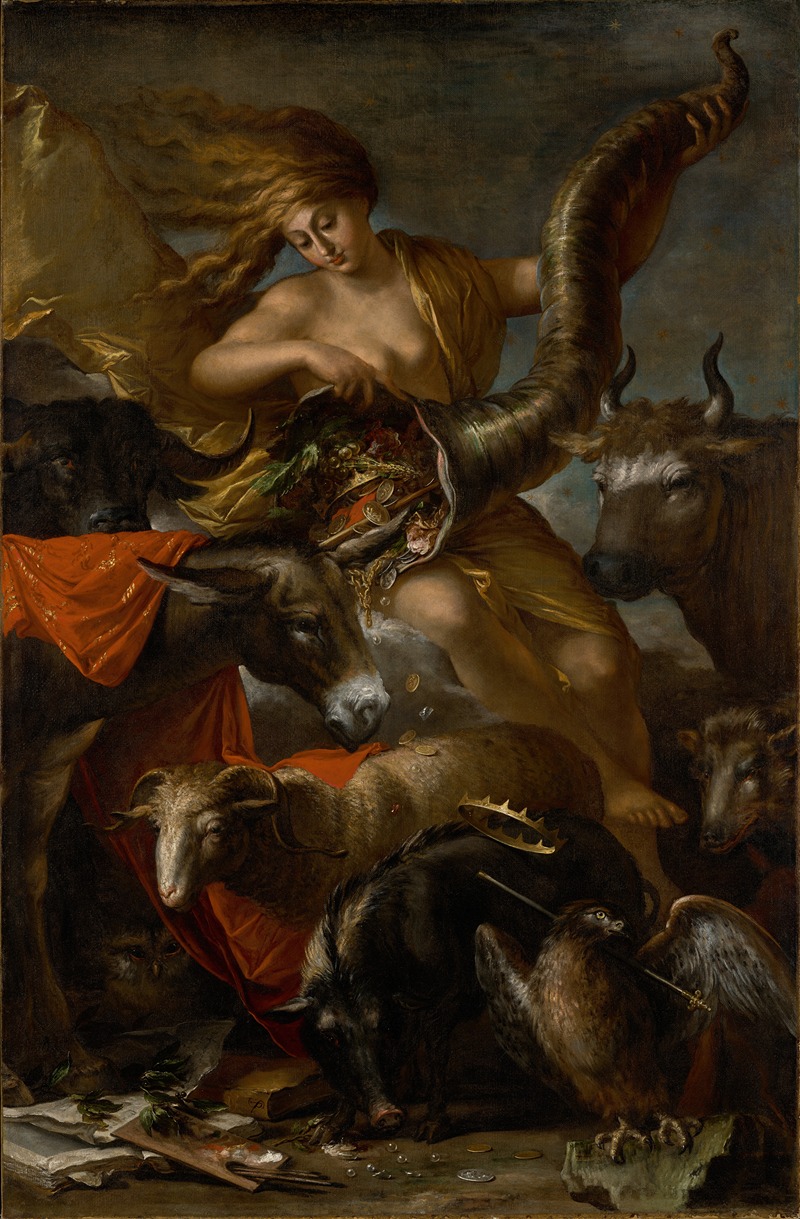 Salvator Rosa - Allegory of Fortune