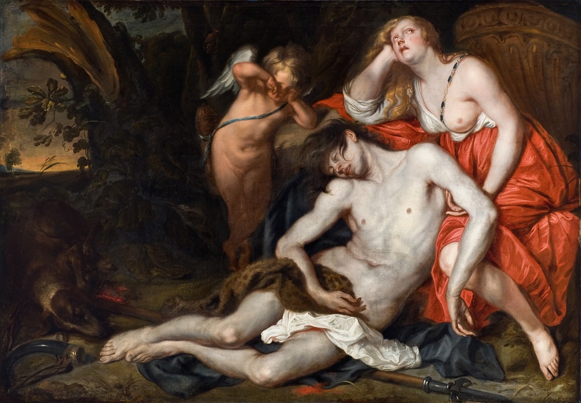 Thomas Willeboirts Bosschaert - Venus Bewailing The Death of Adonis