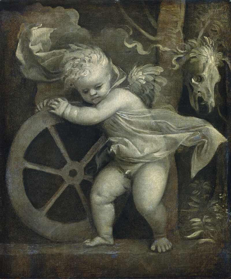 Titian - Cupid With The Wheel of Time