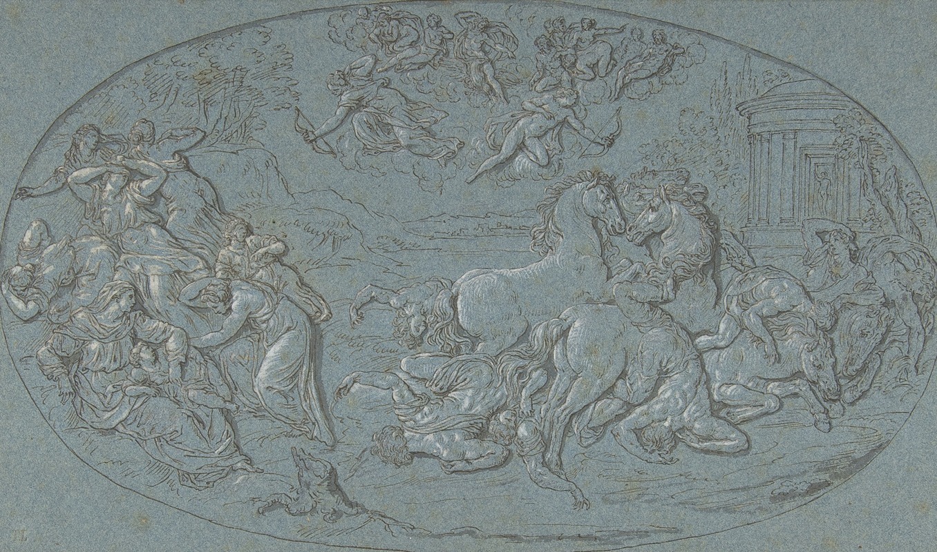 Circle of Bernard Picart - Death of Niobe and Her Children
