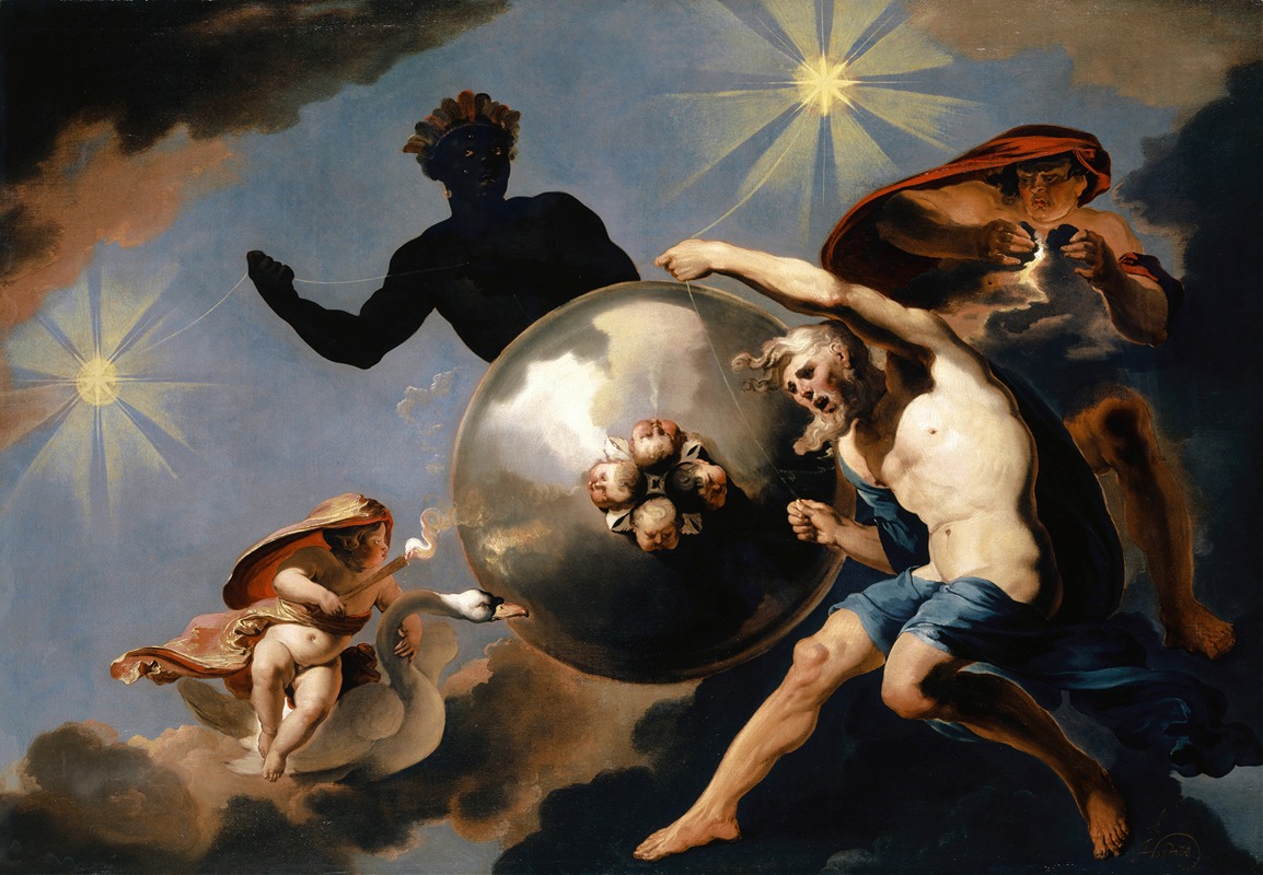 Abraham Hondius - Cosmic Allegory