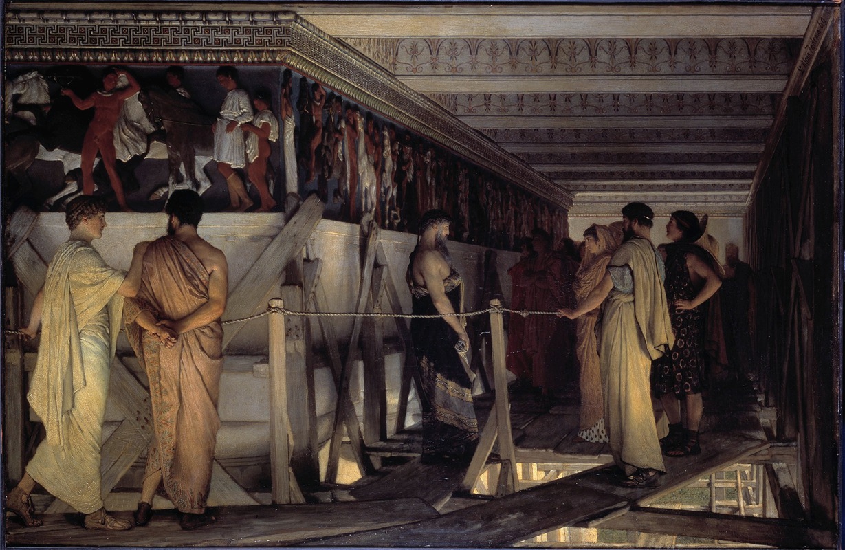 Lawrence Alma-Tadema - Pheidias And The Frieze Of The Parthenon