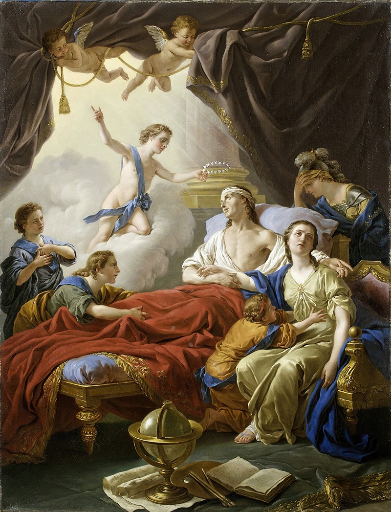 Louis-Jean-François Lagrenée - Allegory On The Death Of The Dauphin