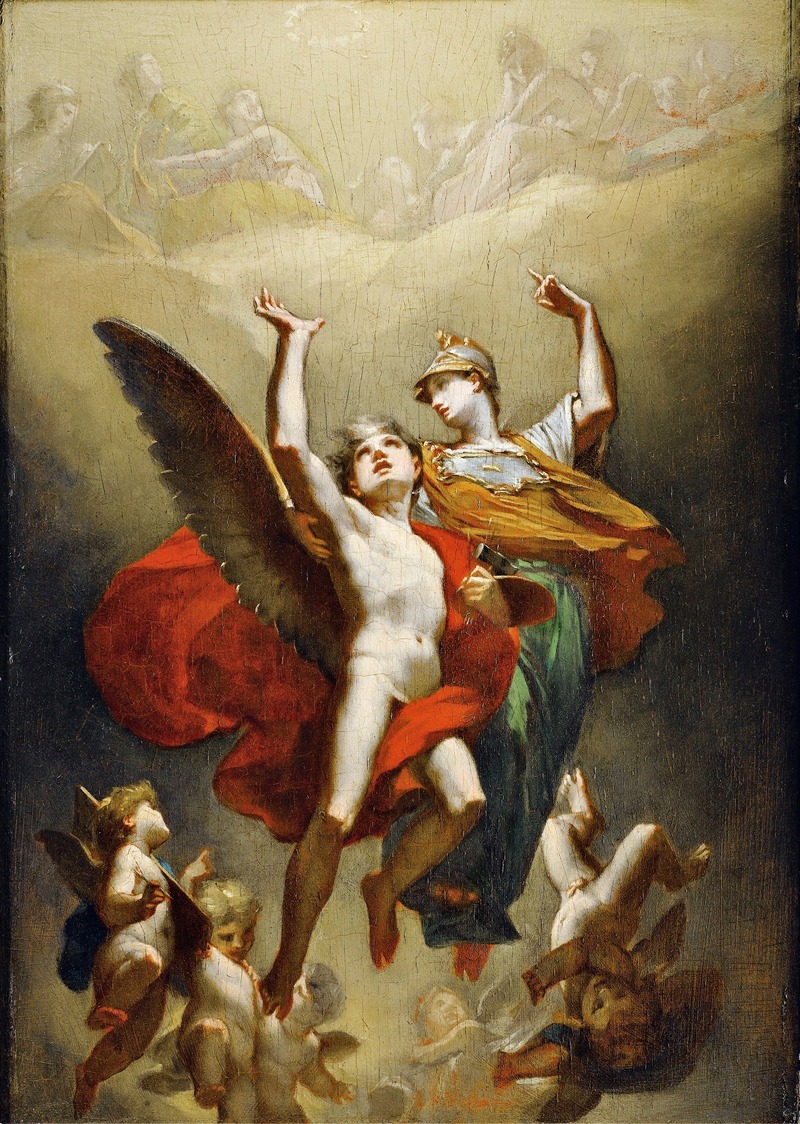 Pierre-Paul Prud'hon - Minerve Leading The Genius Of Arts To Immortality