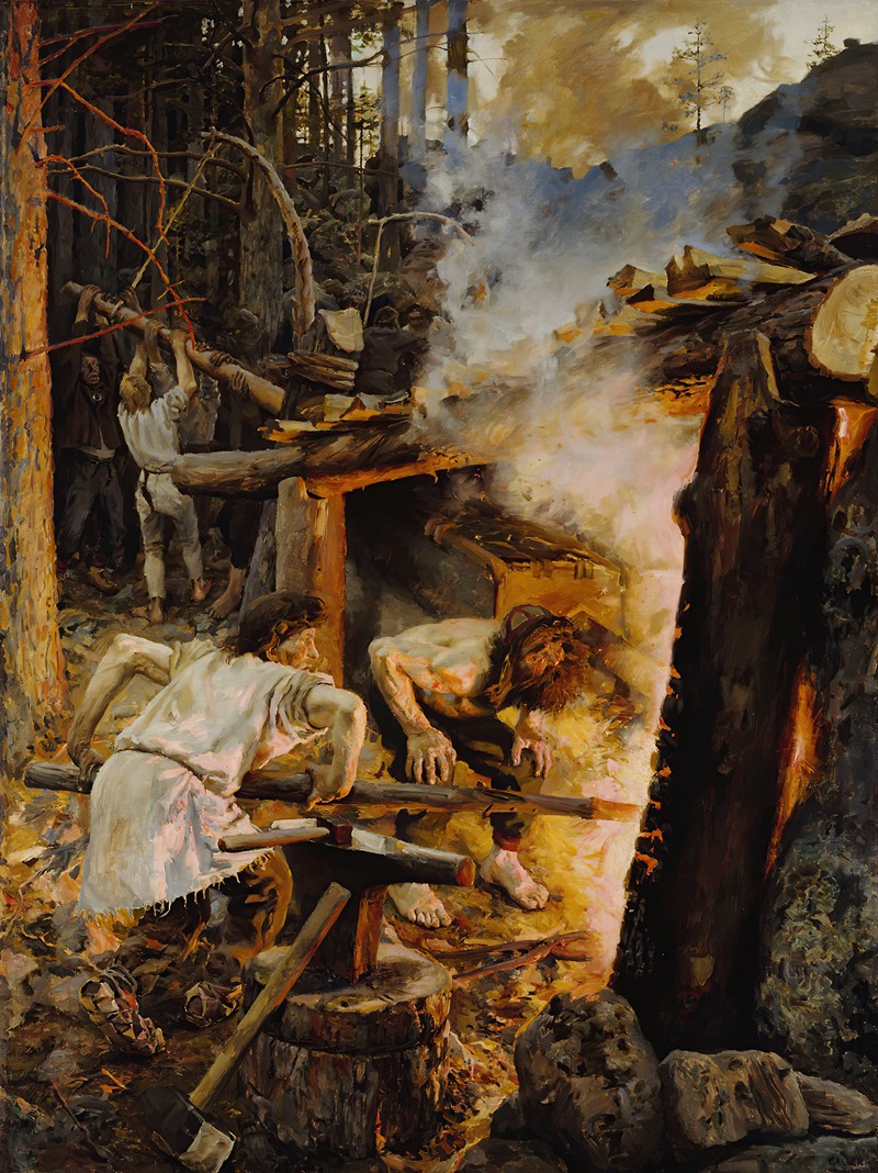 Akseli Gallen-Kallela - The Forging Of The Sampo