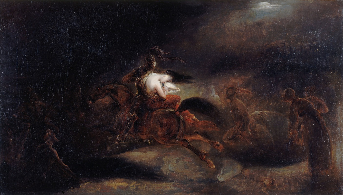 Ary Scheffer - Lenore, The Dead Go Fast