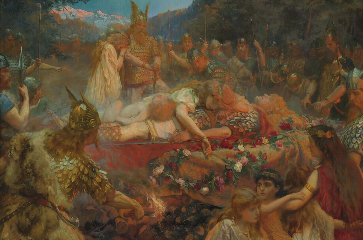 Charles Ernest Butler - Death Of A Viking Warrior