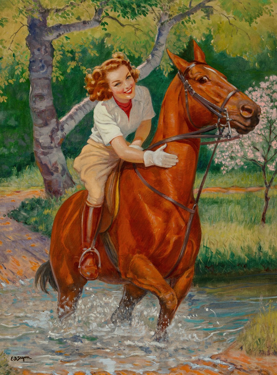 Ellen Barbara Segner - Beauty on a Horse