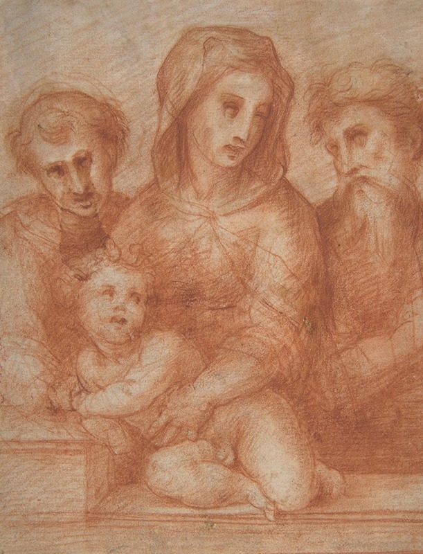 Domenico Puligo - Virgin and Child with Two Saints