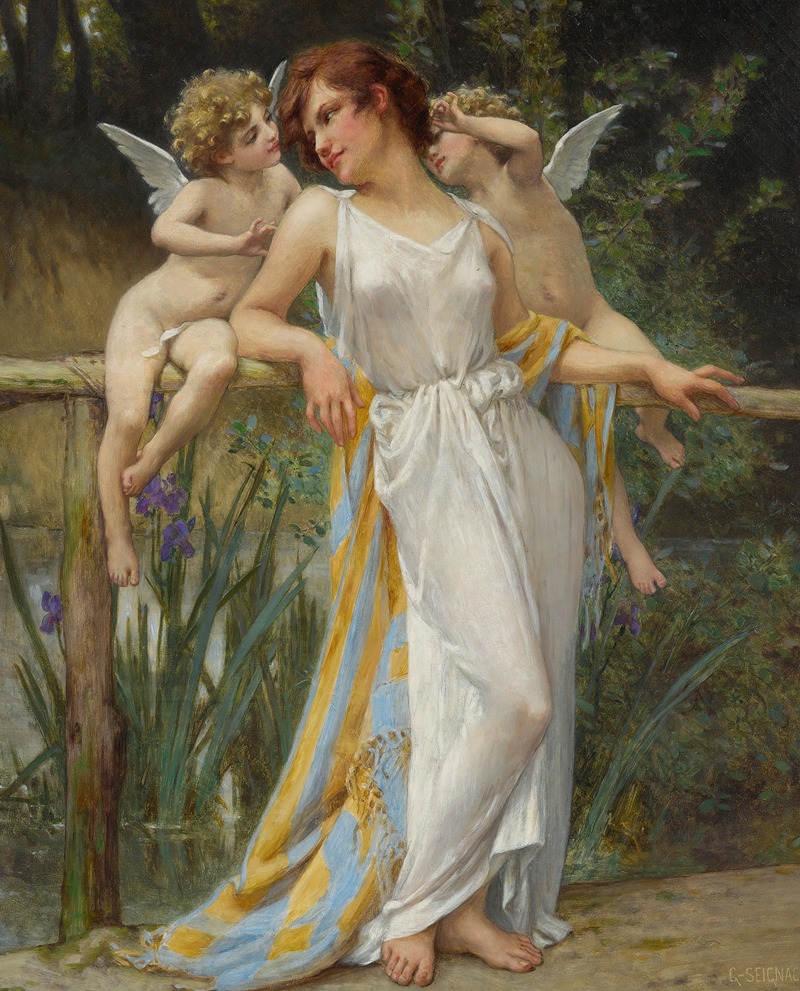 Guillaume Seignac - Psyche With Putti