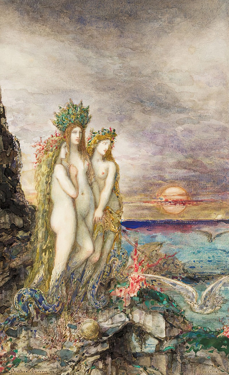 Gustave Moreau - The Sirens