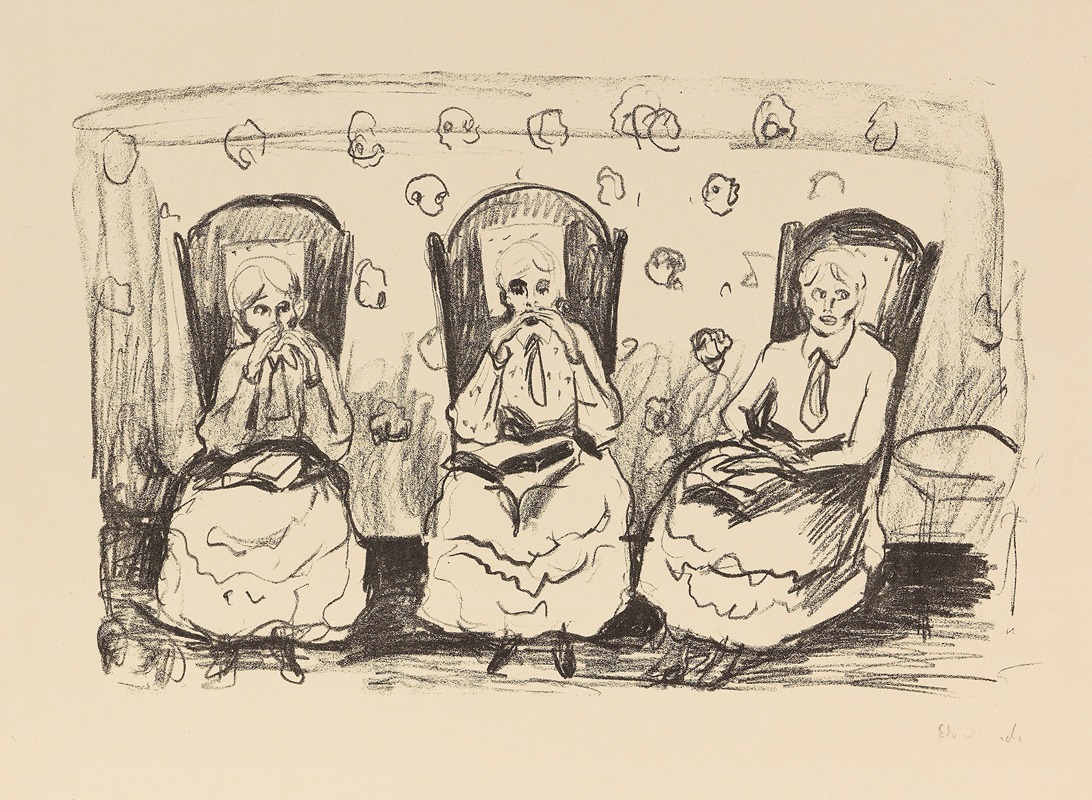 Edvard Munch - Drei alte Damen