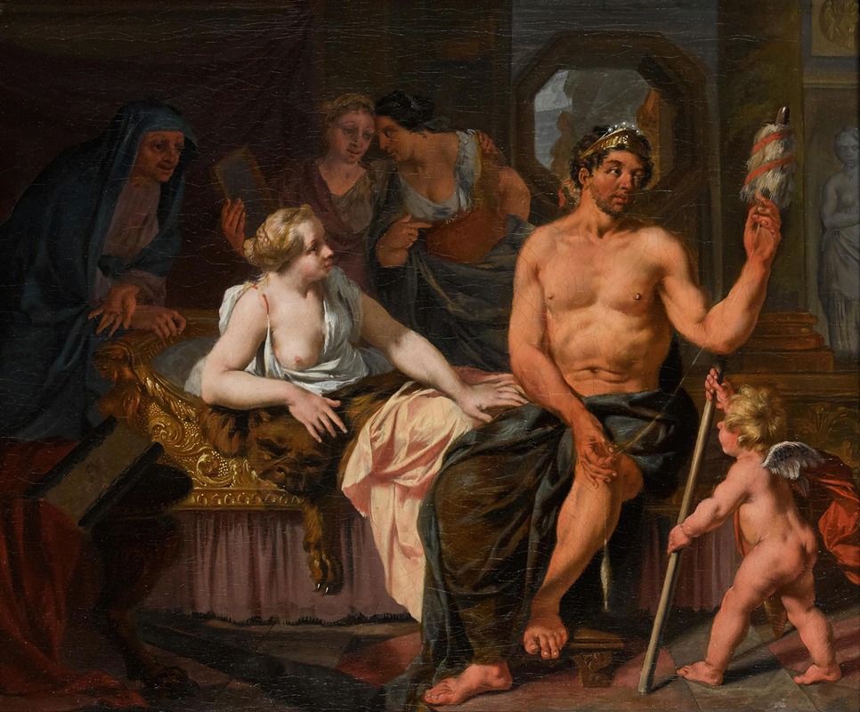 Nicolaas Verkolje - Hercules And Omphale