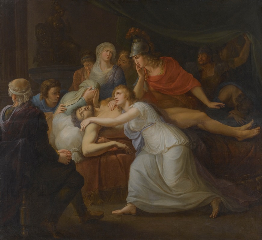 Circle Of Heinrich Friedrich Füger - Andromache Lamenting The Death Of Hector