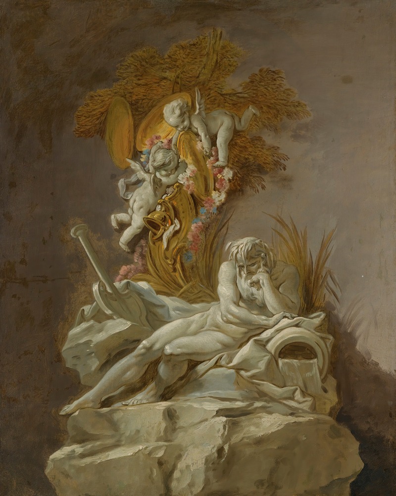François Boucher - Fountain Study I