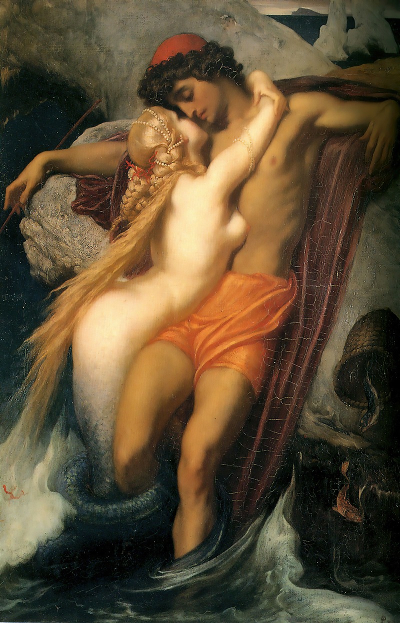 Frederic Leighton - The Fisherman And The Syren