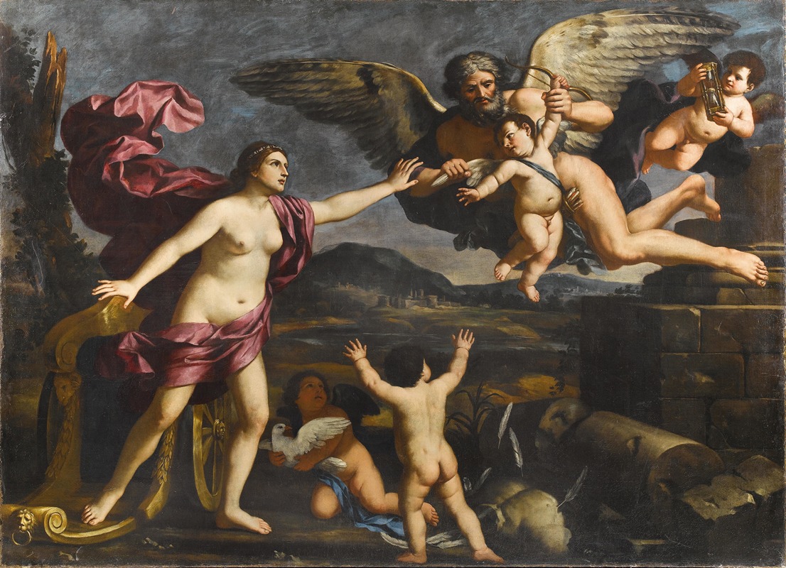 Giacinto Gimignani - Venus Cupido Und Chronos