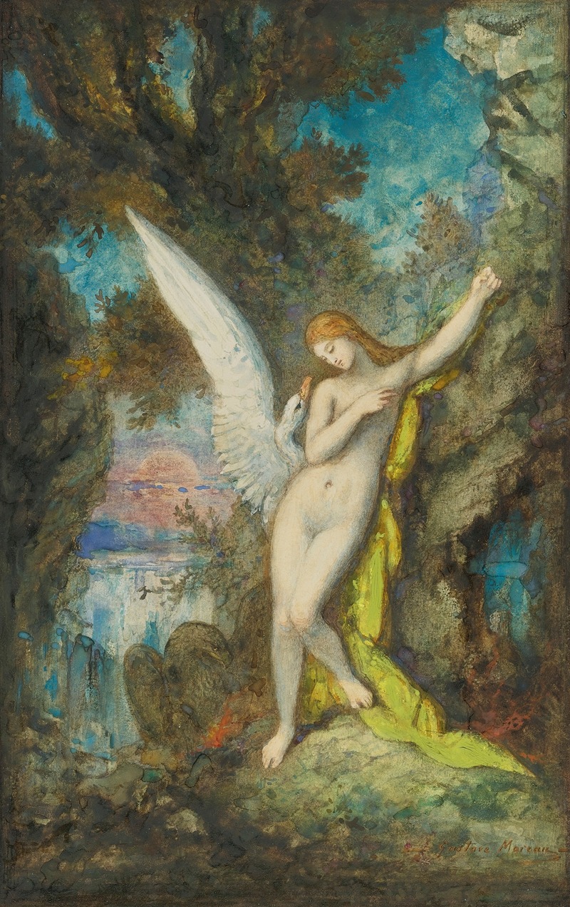 Gustave Moreau - Leda Et Le Cygne