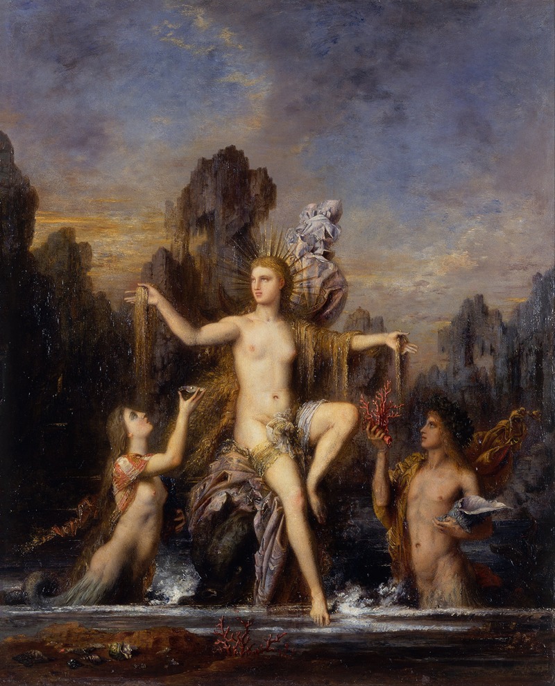 Gustave Moreau - Venus Rising From The Sea