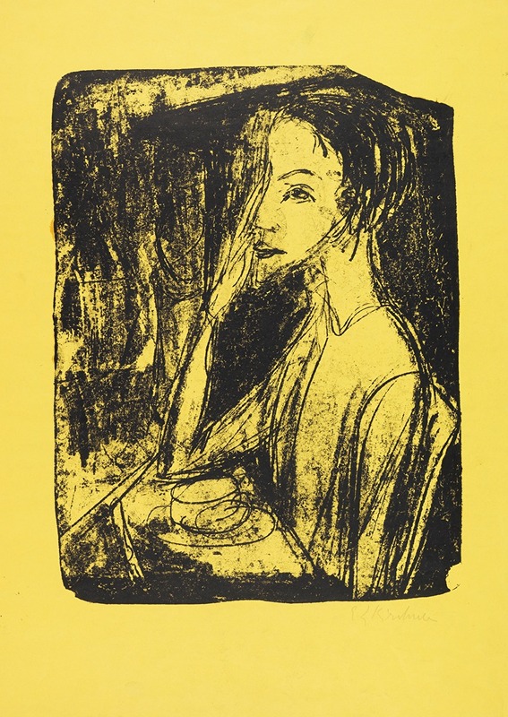 Ernst Ludwig Kirchner - Bildnis Frau Nelly Fehr
