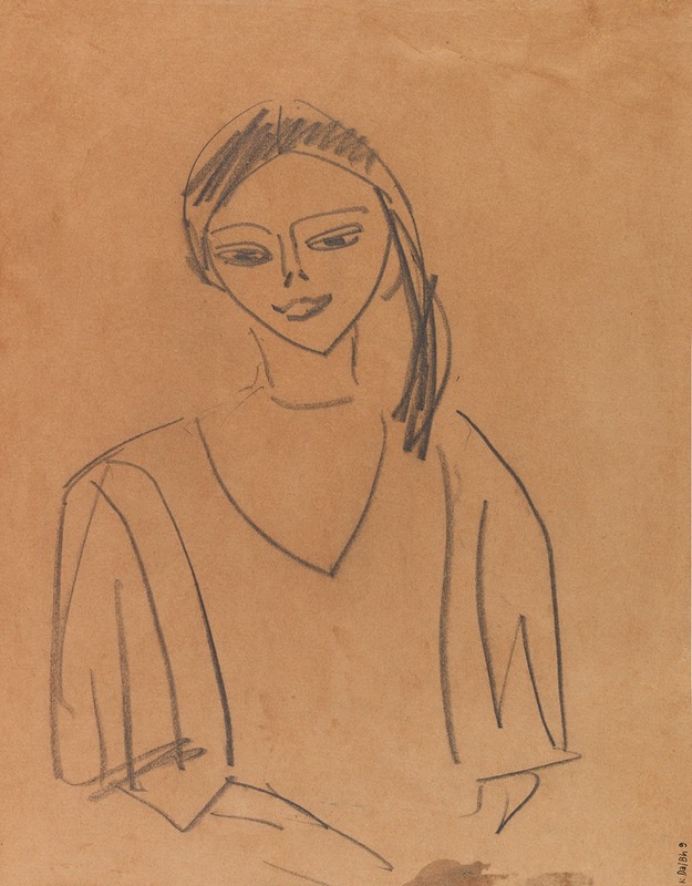 Ernst Ludwig Kirchner - Mädchen, Fränzi