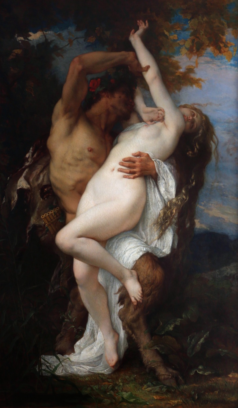 Alexandre Cabanel - Nymph Abducted by a Faun