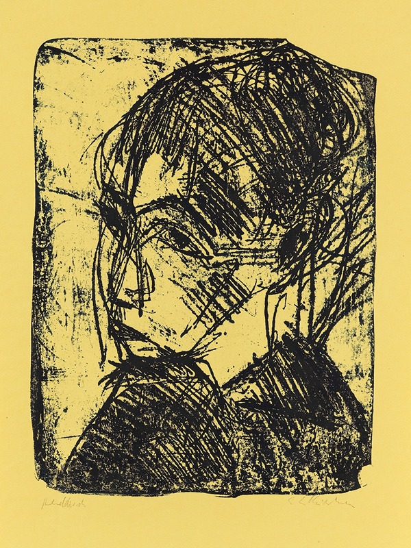 Ernst Ludwig Kirchner - Porträt Frau Bluth
