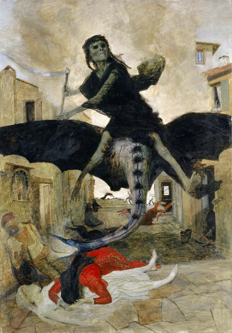 Arnold Böcklin - The Plague