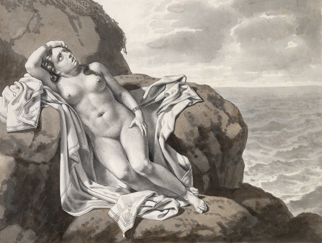 Christoffer Wilhelm Eckersberg - Andromeda chained up to a rock