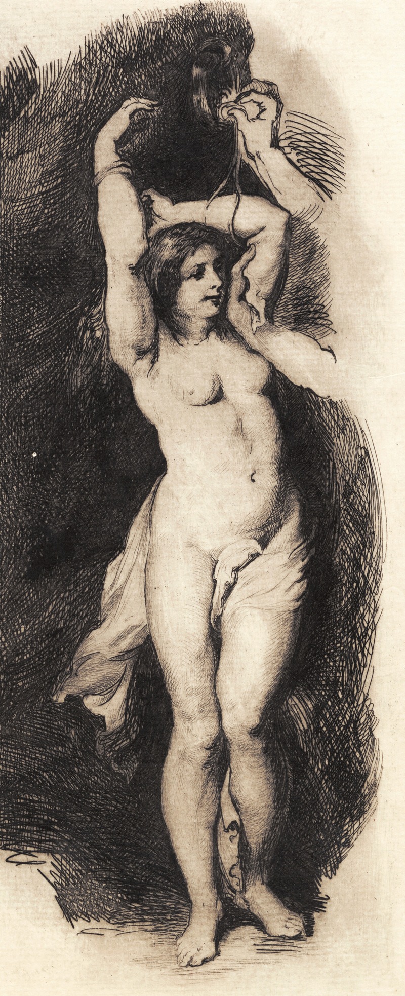 Frans Schwartz - Andromeda, efter Rubens