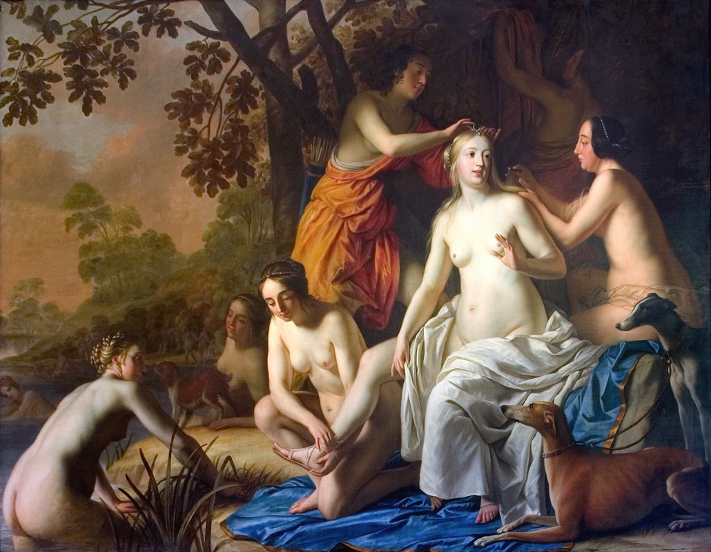 Gerard van Honthorst - Diana with her Nymphs