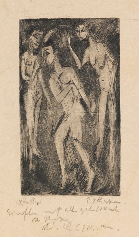Ernst Ludwig Kirchner - Der Tanz zwischen den Frauen