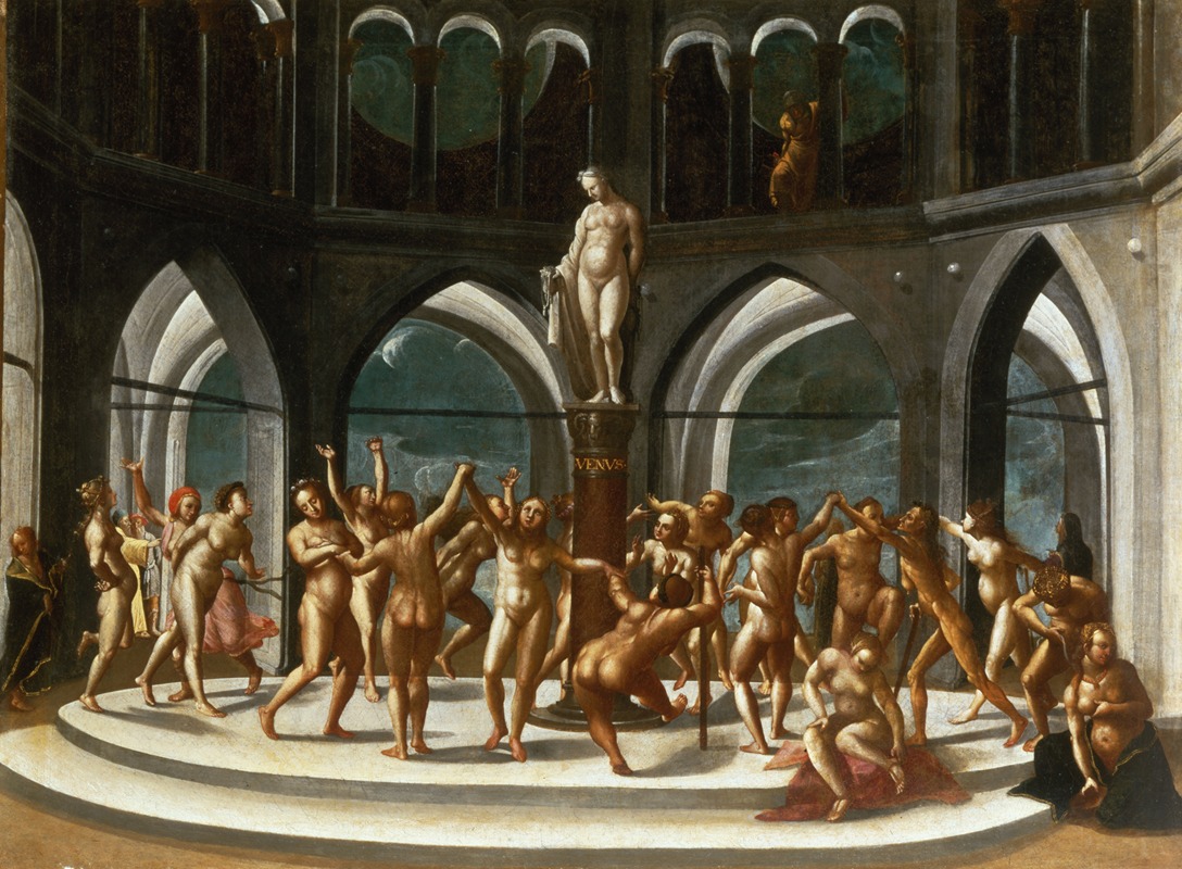 Hans Bock the Elder - Dance around the Statue of Venus